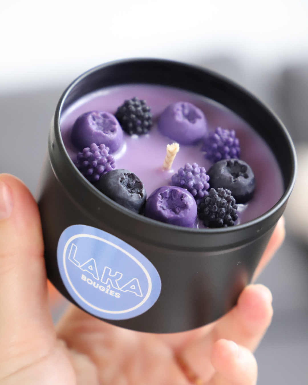 Bougie en pot parfum MÛRE & MYRTILLE