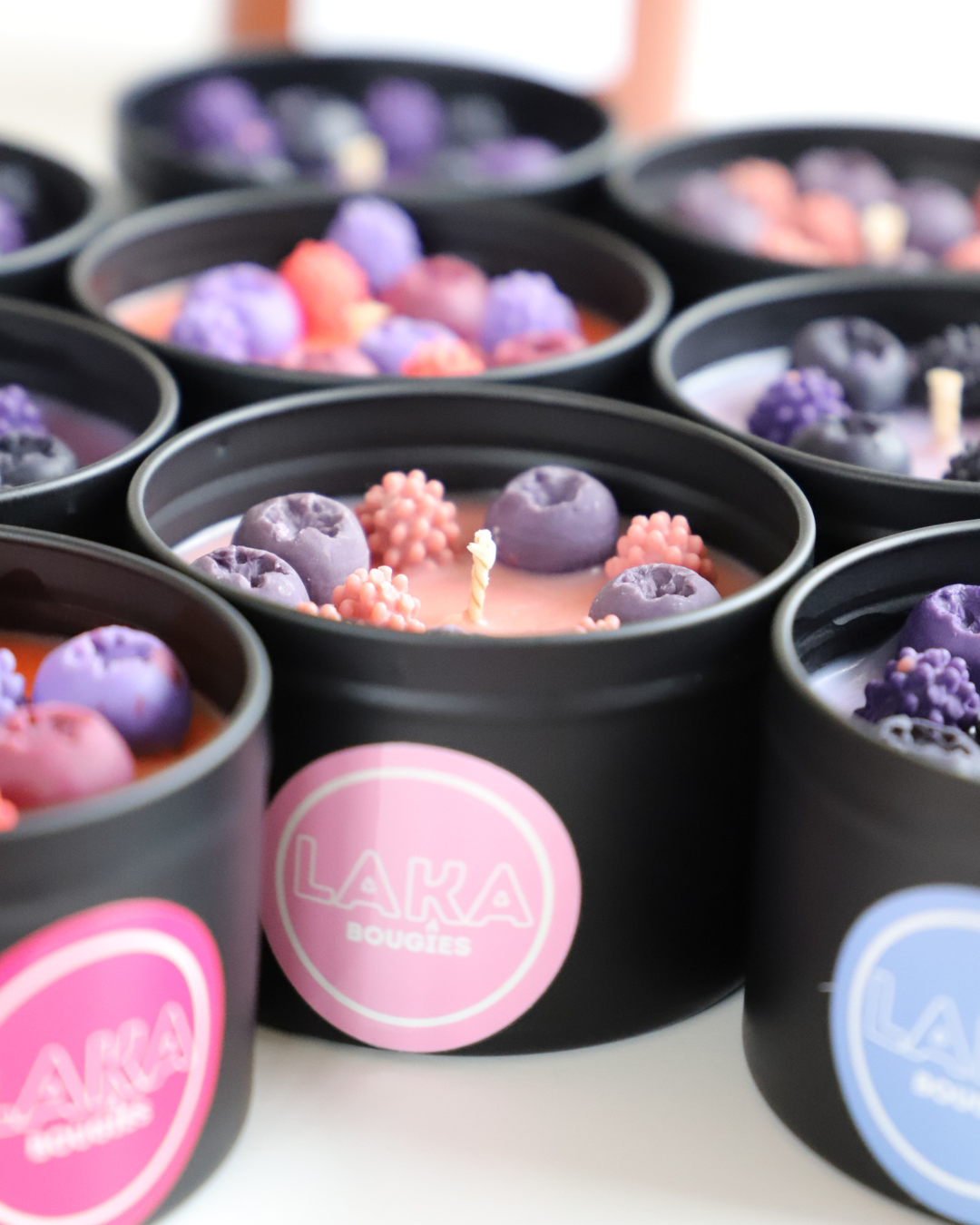 Bougie en pot parfum CASSIS LITCHI