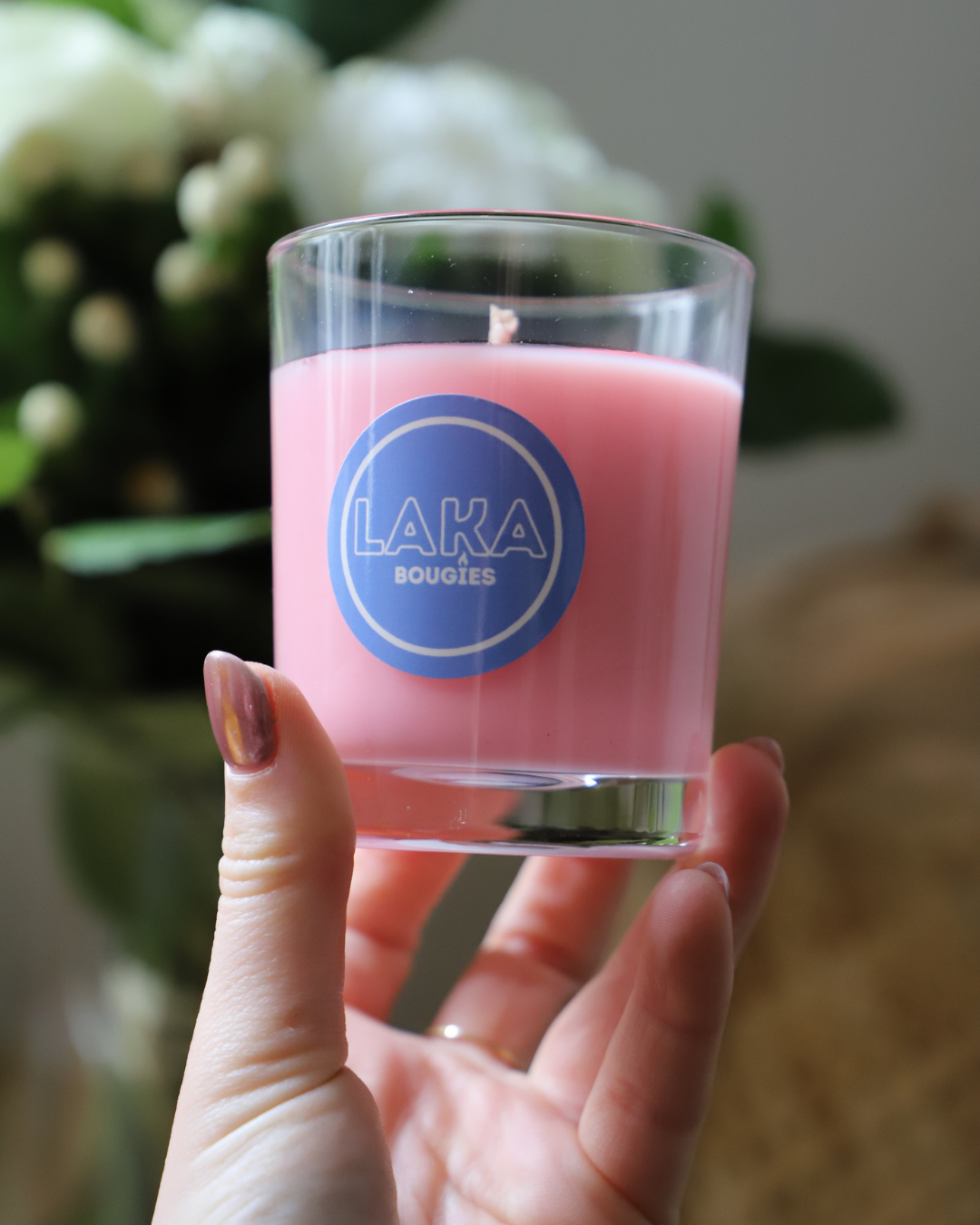 Bougie en pot parfum COQUELICOT - 140g de cire