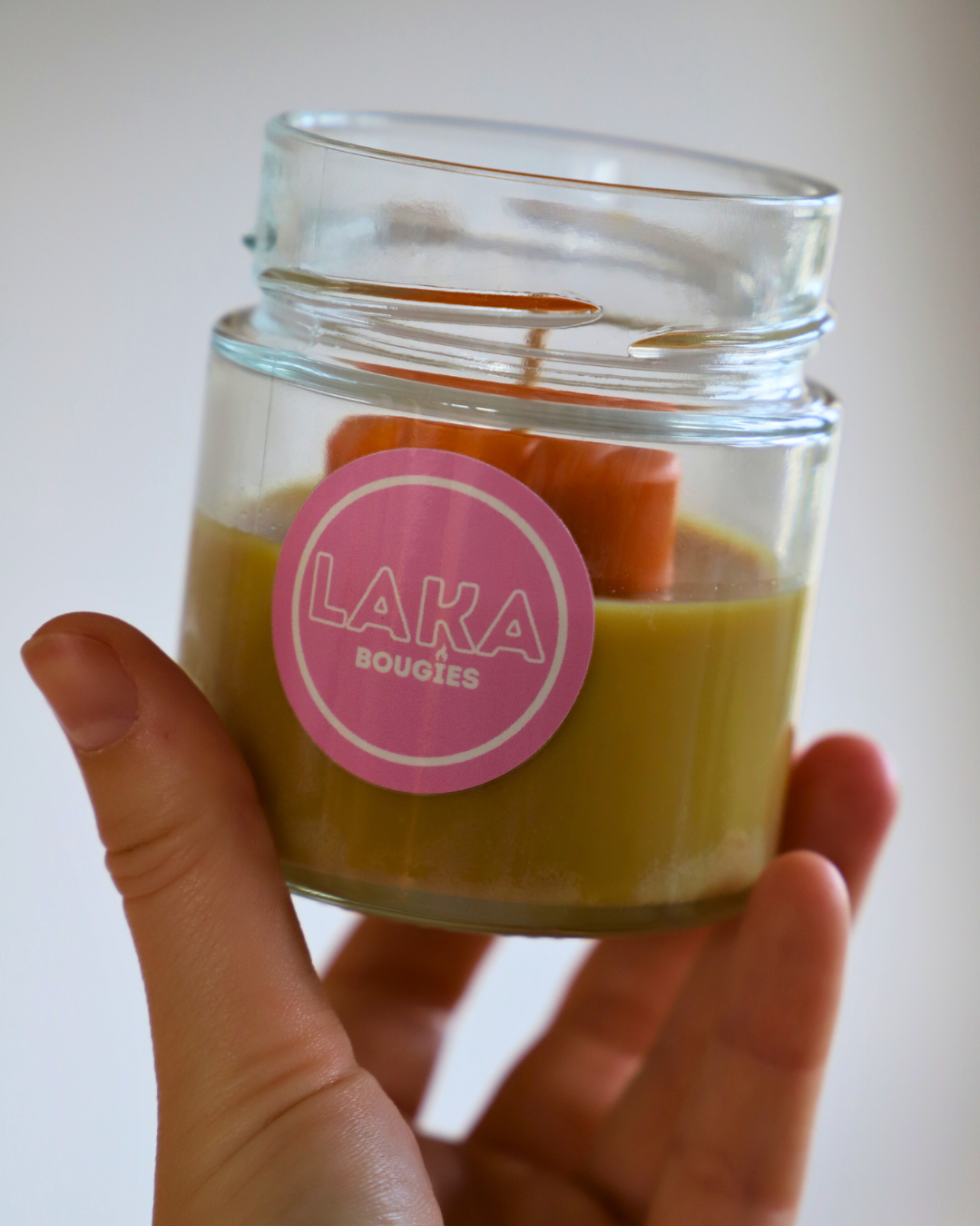 Bougie en pot CITROUILLE 120g - CINNAMON TEA