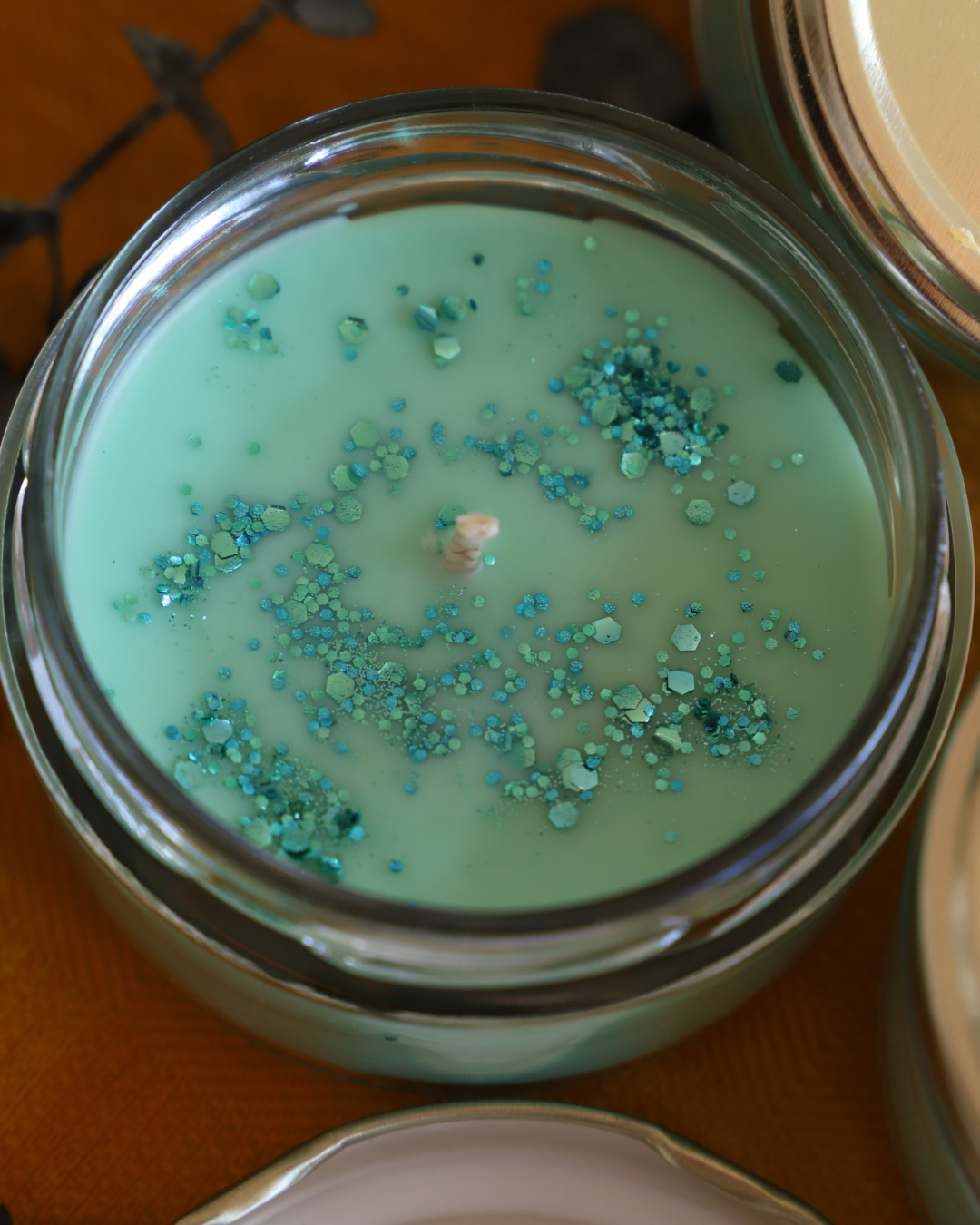 Bougie en pot parfum POIRE - 110g de cire de colza