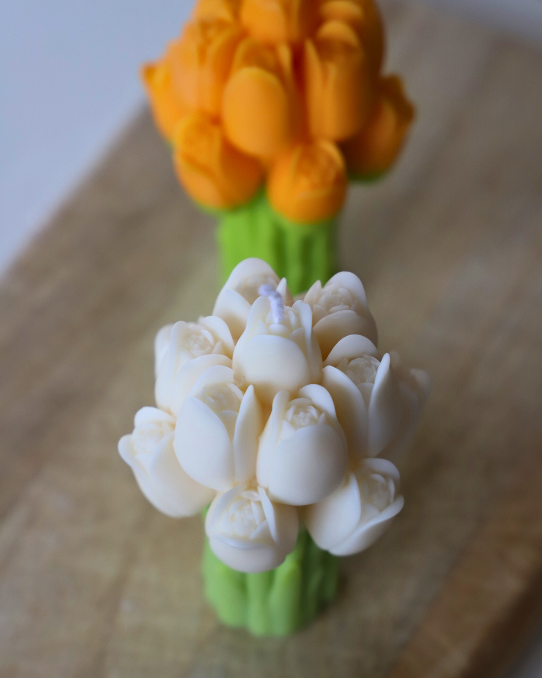 Le bouquet de Tulipes- bougie 100g
