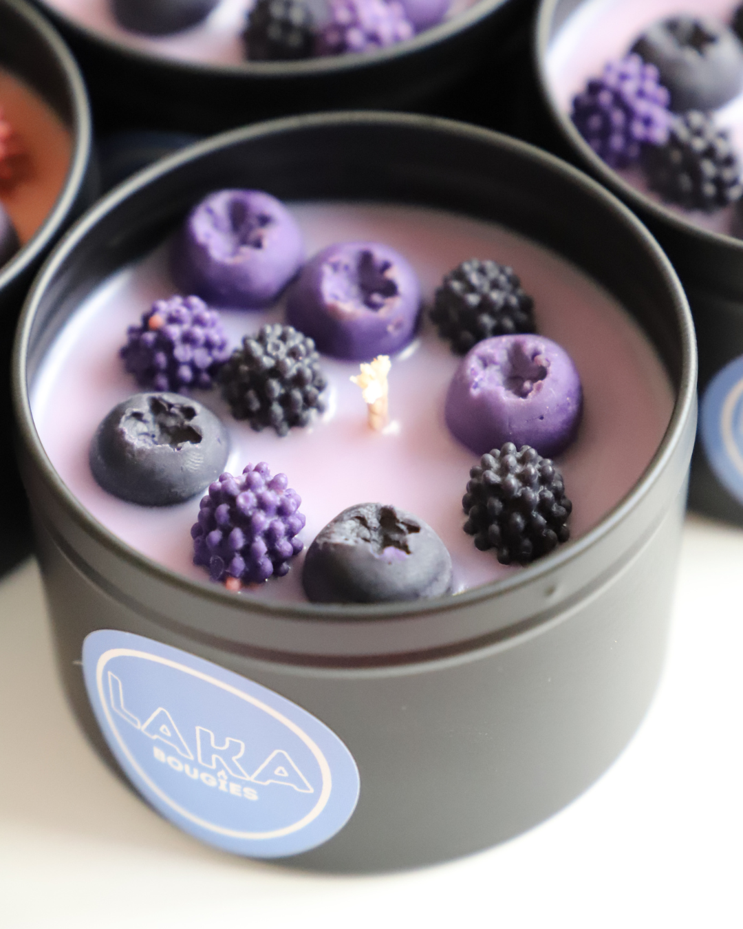 Bougie en pot parfum MÛRE & MYRTILLE