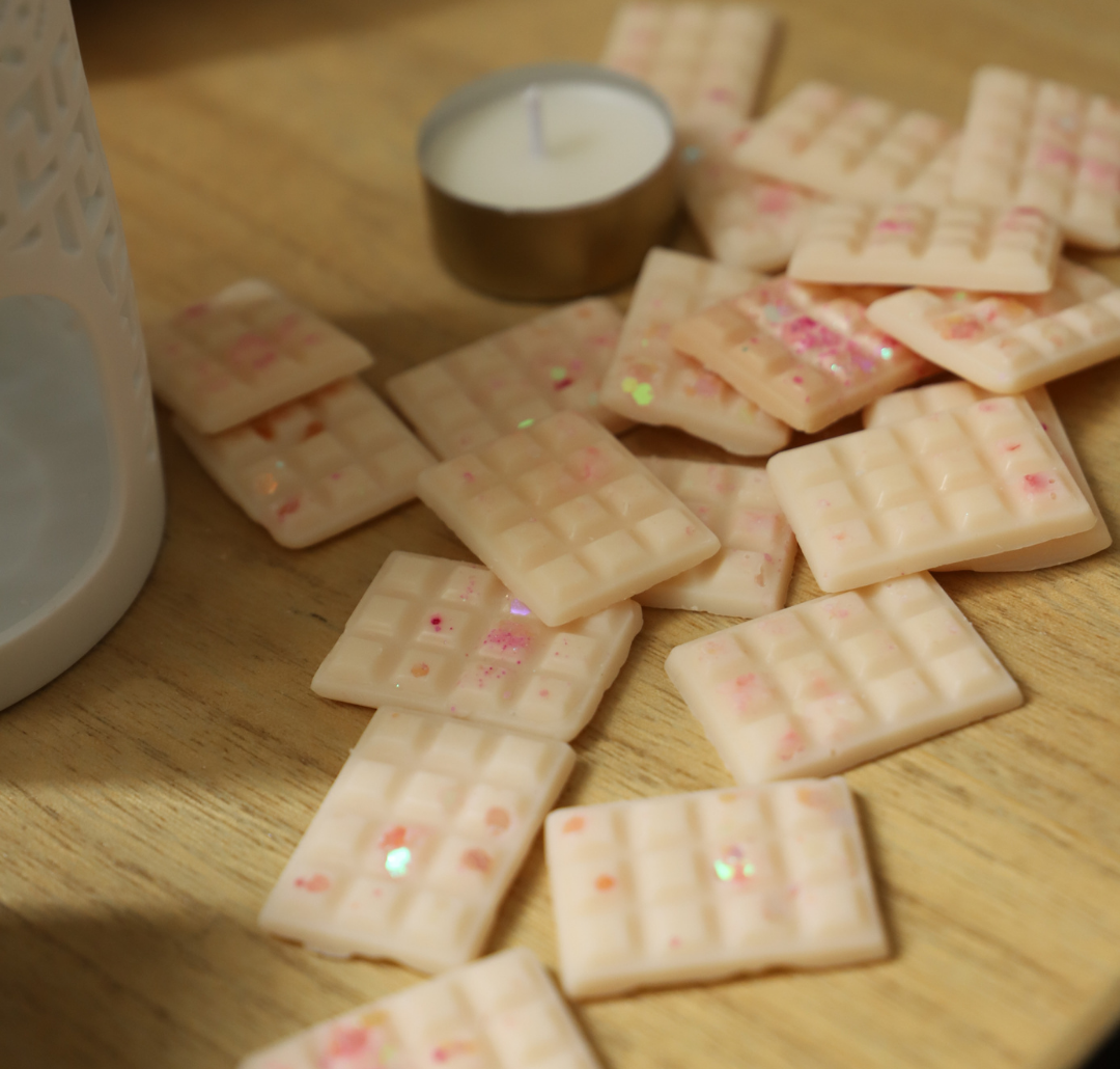 Lot de mini fondants pailletés et un chauffe plat