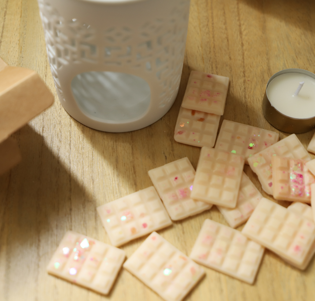 Lot de mini fondants pailletés et un chauffe plat
