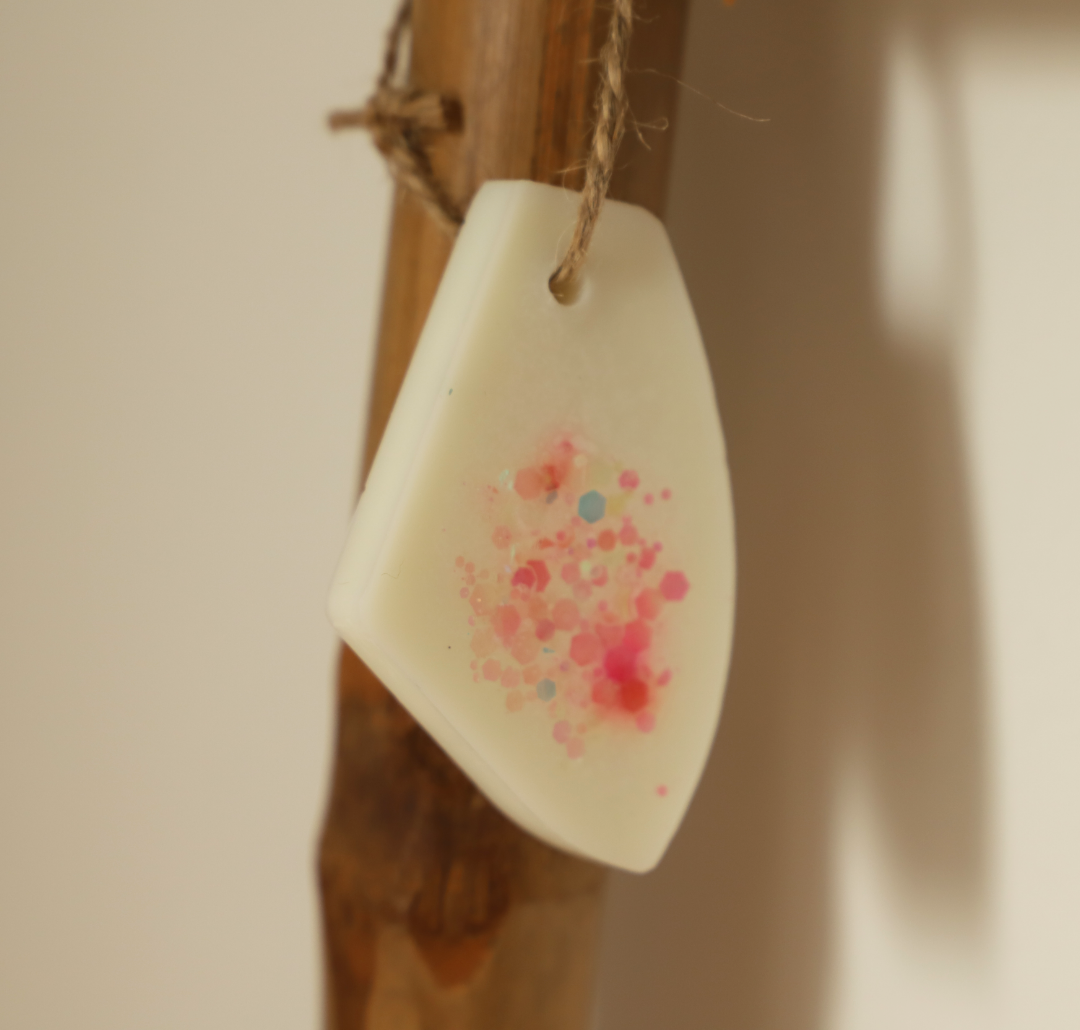 Suspension parfumée Paillettes - Losange