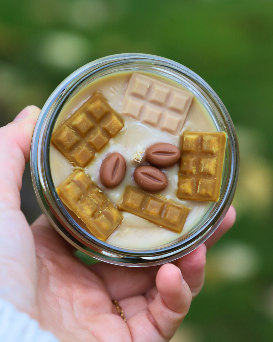 Bougie en pot parfum MOCACCINO