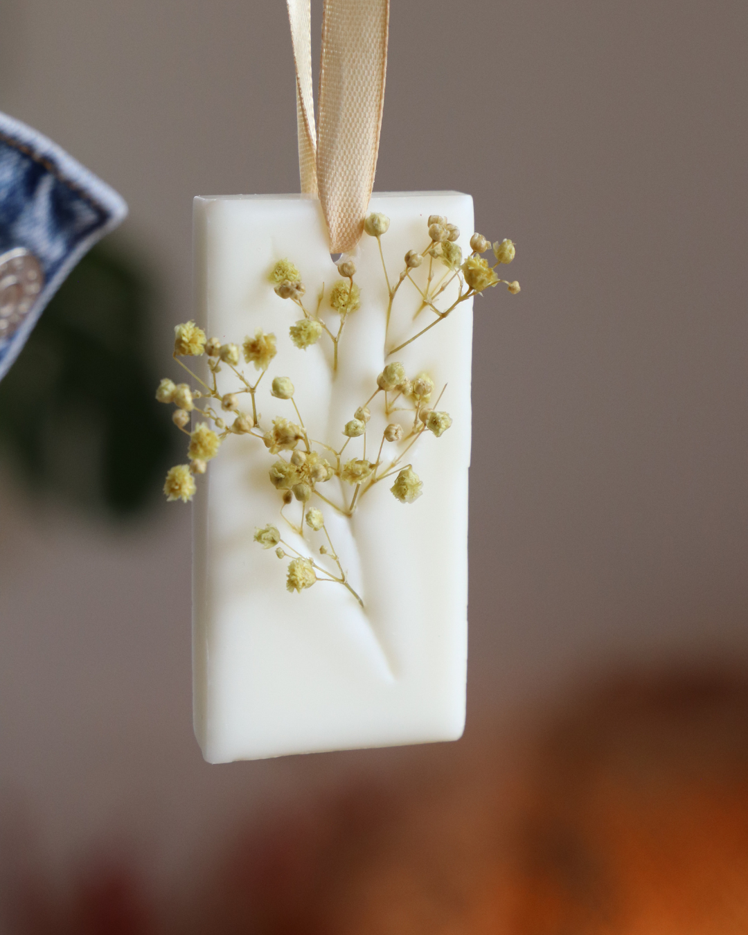 Suspension parfumée et GYPSOPHILE - rectangle moyen
