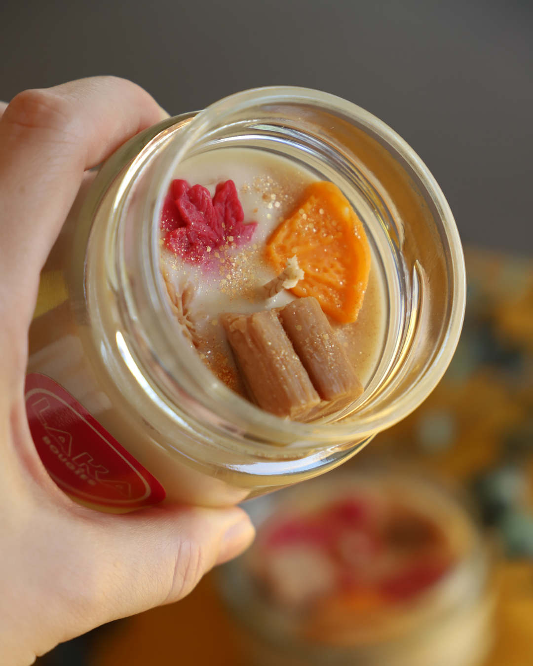 Bougie en pot parfum CINNAMON TEA - cire de colza