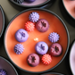 Bougie en pot parfum FRUITS ROUGES