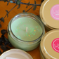 Bougie en pot parfum PISTACHE  - 110g de cire de colza