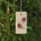 Suspension parfumée boutons de roses et paillettes - Rond
