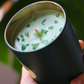 Bougie en pot 200G - BALADE EN FORÊT et pierres naturelles AVENTURINE