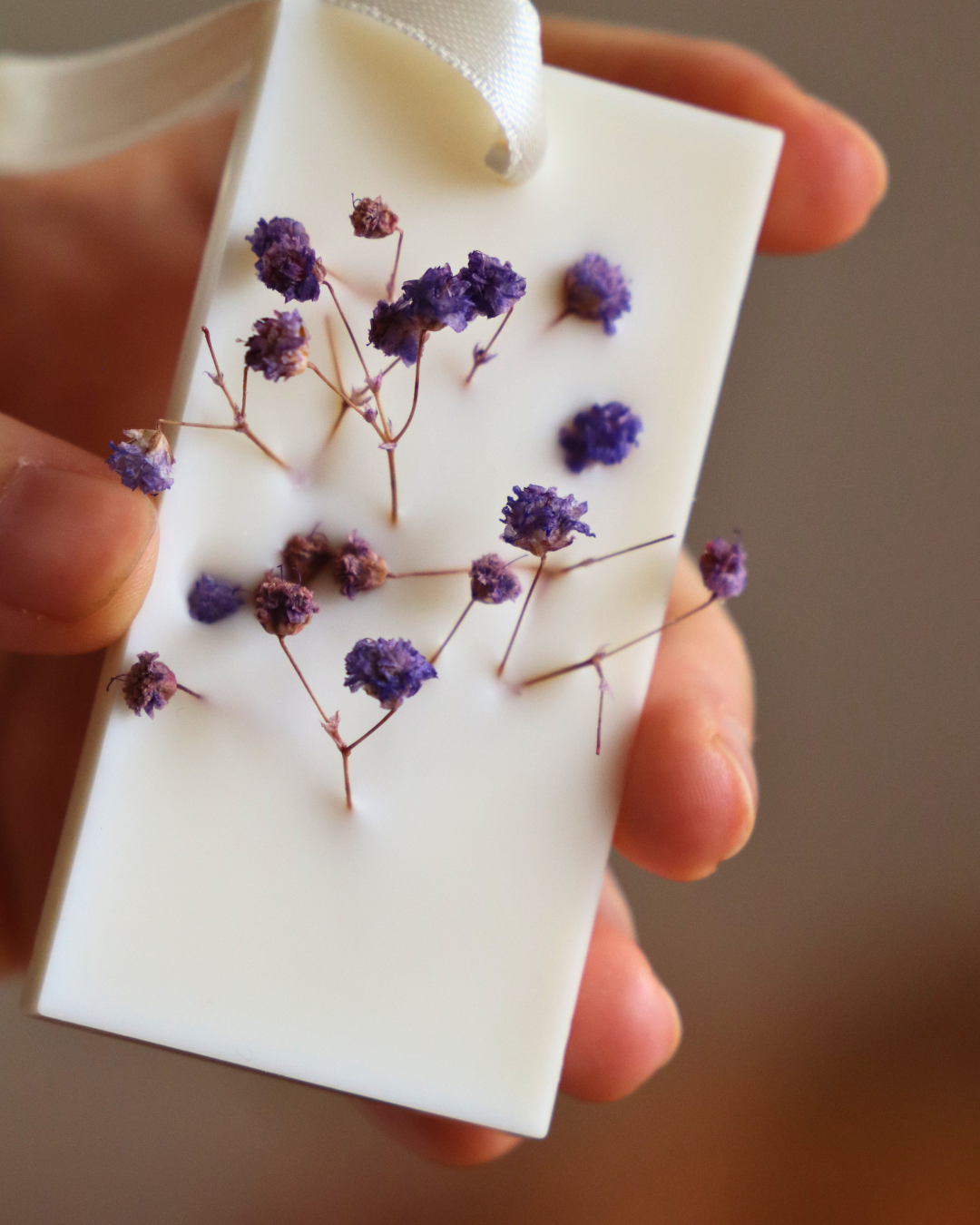 Suspension parfumée et GYPSOPHILE - rectangle moyen