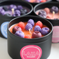 Bougie en pot parfum FRUITS ROUGES