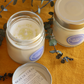 Bougie en pot parfum NOIX DE COCO et paillettes - 150g de cire