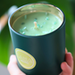 Bougie en pot 200G - BALADE EN FORÊT et pierres naturelles AVENTURINE