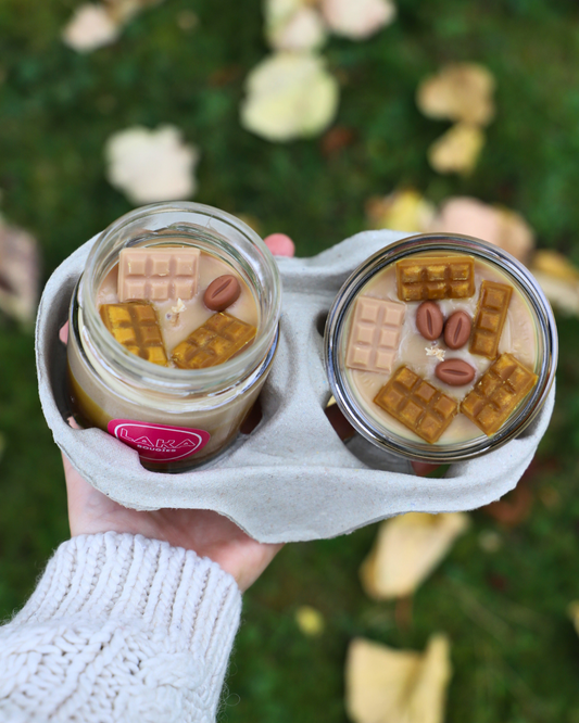 Bougie en pot parfum MOCACCINO