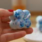 La mini bulle BLEUE galaxie - bougie moulée