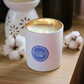 Bougie en pot 200G - ADOUCISSANT et pierres naturelles AIGUES MARINES