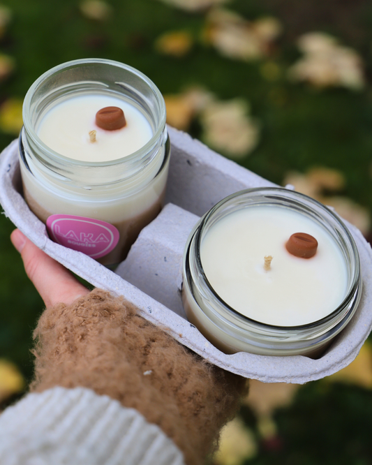 Bougie en pot parfum CAPPUCCINO