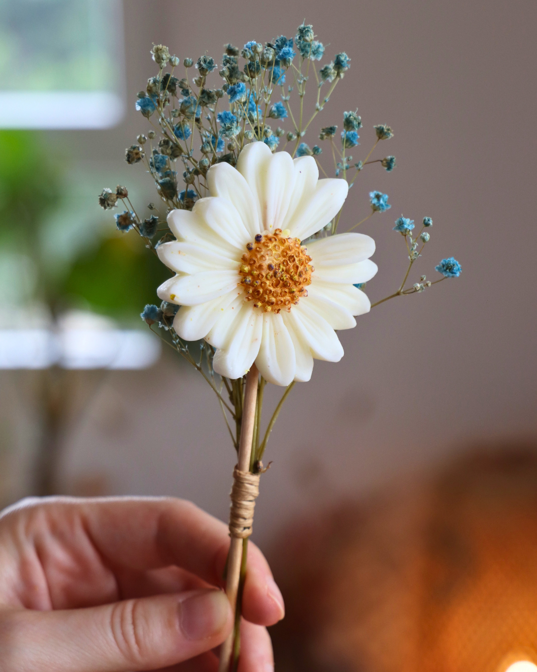 Tige Fleurie – Marguerite en fondant parfumé