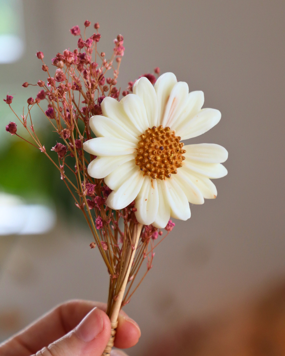 Tige Fleurie – Marguerite en fondant parfumé
