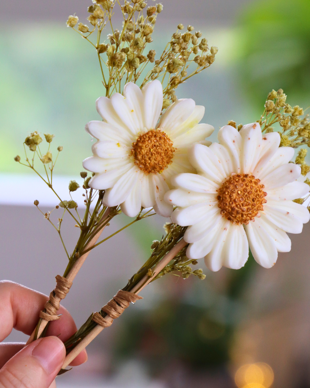Tige Fleurie – Marguerite en fondant parfumé