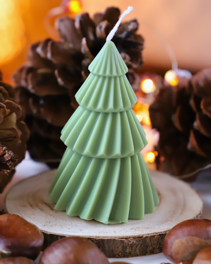 Les sapins géométriques - verts