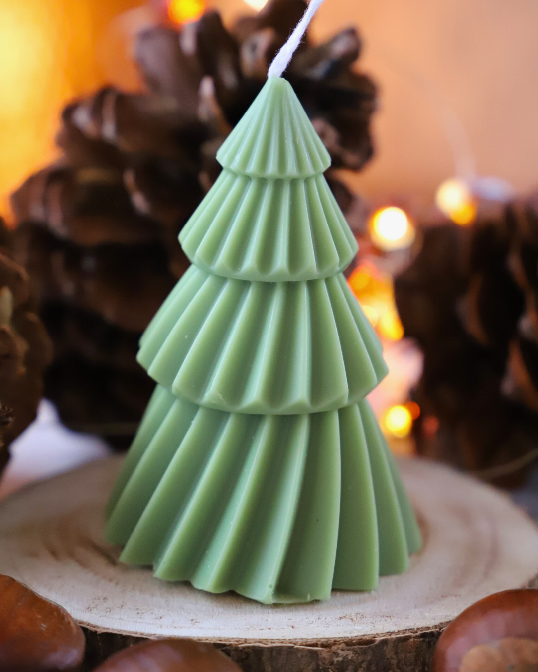 Les sapins géométriques - verts