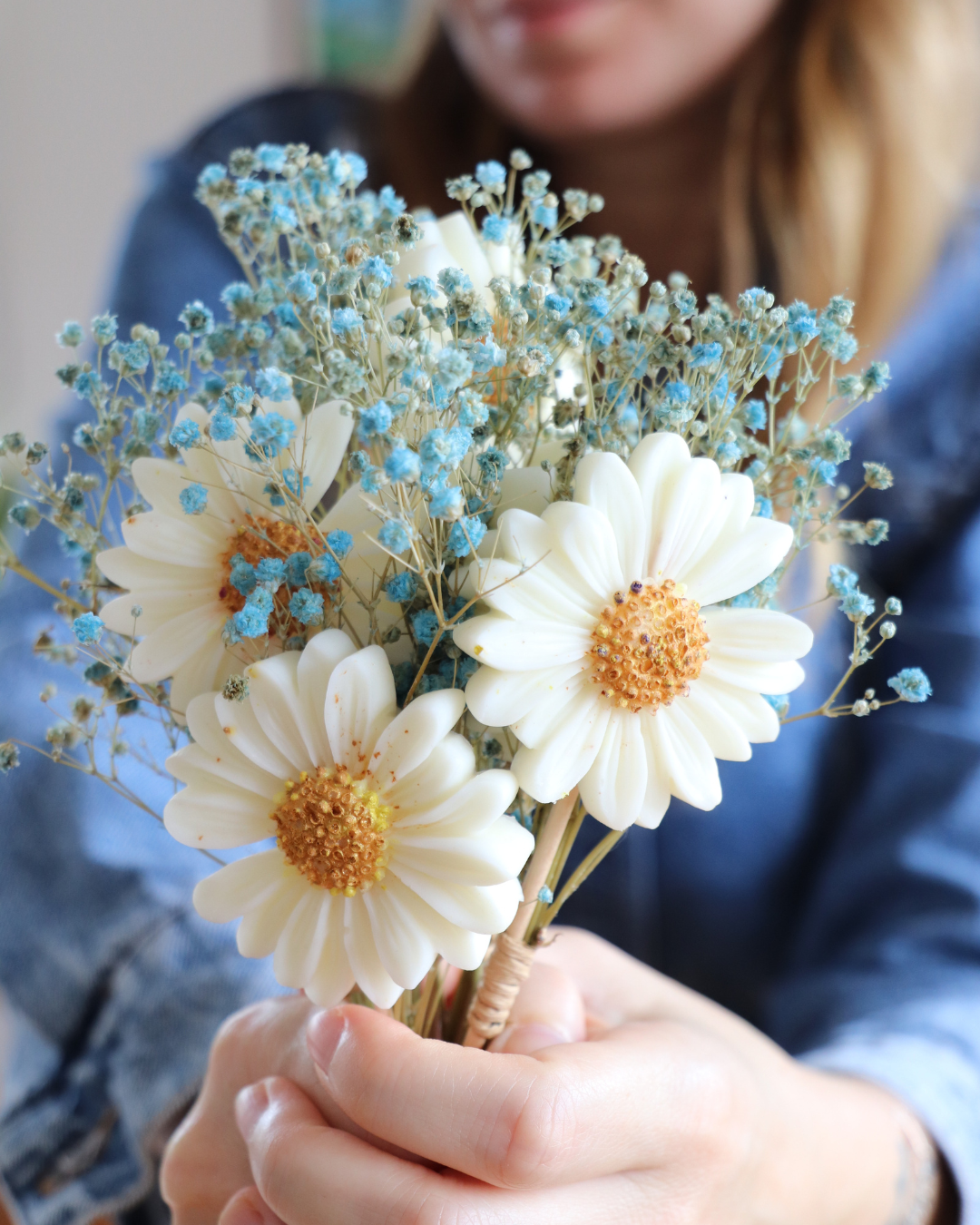 Tige Fleurie – Marguerite en fondant parfumé