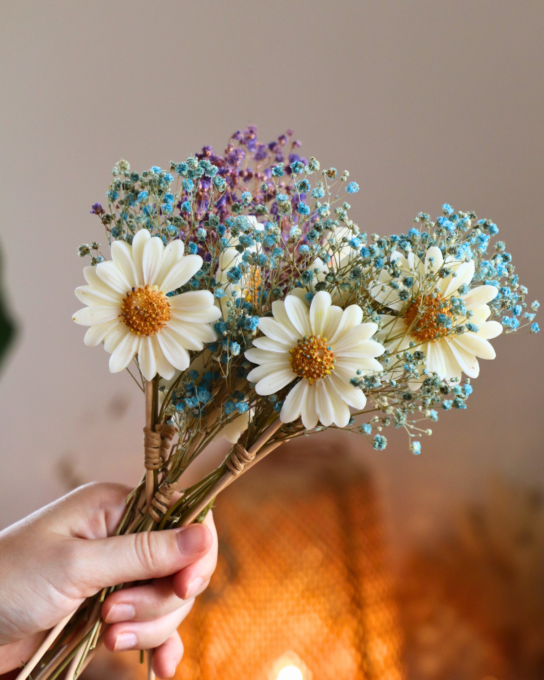 Tige Fleurie – Marguerite en fondant parfumé