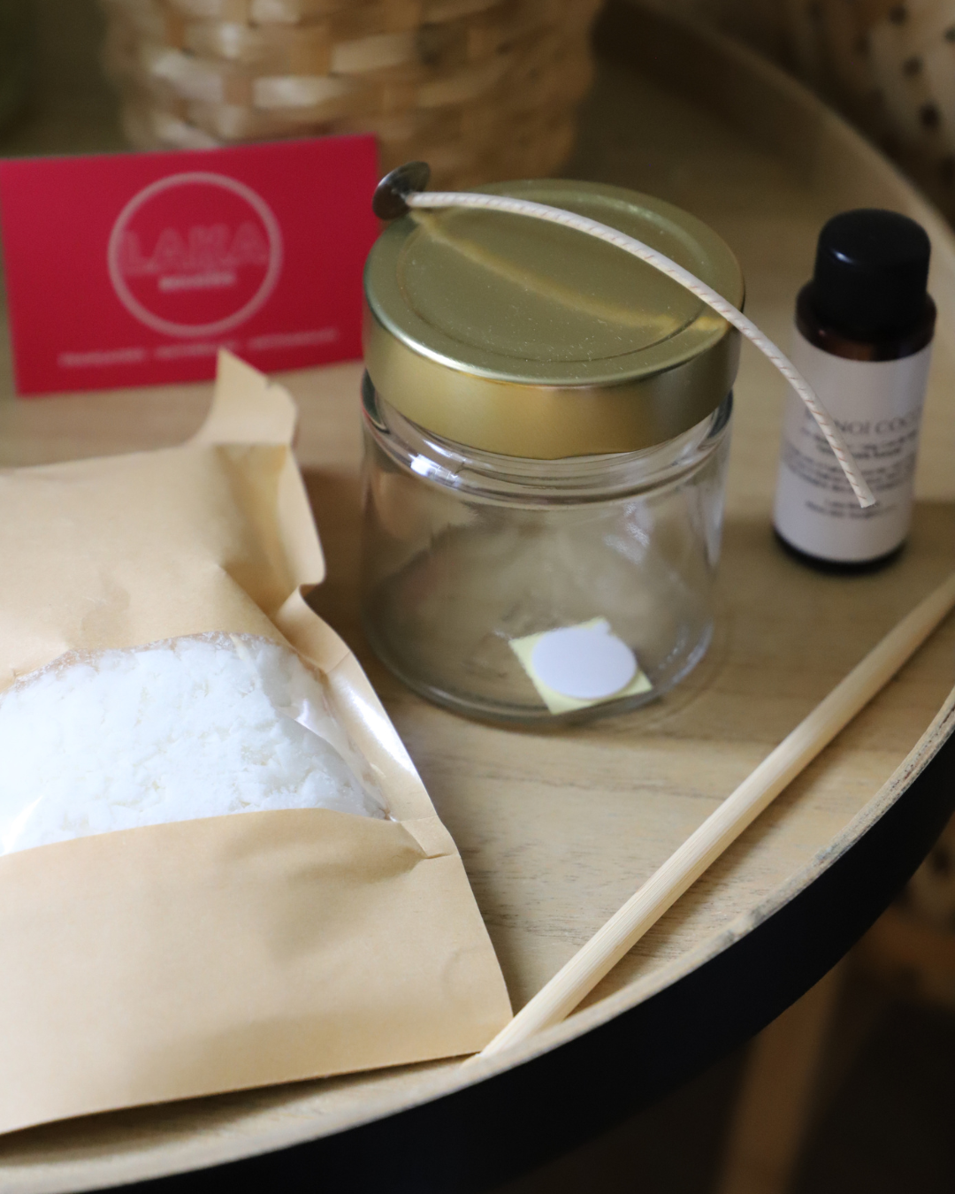 KIT de bougie parfumée en pot DIY - 150g de cire