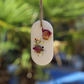 Suspension parfumée boutons de roses et paillettes - Rond