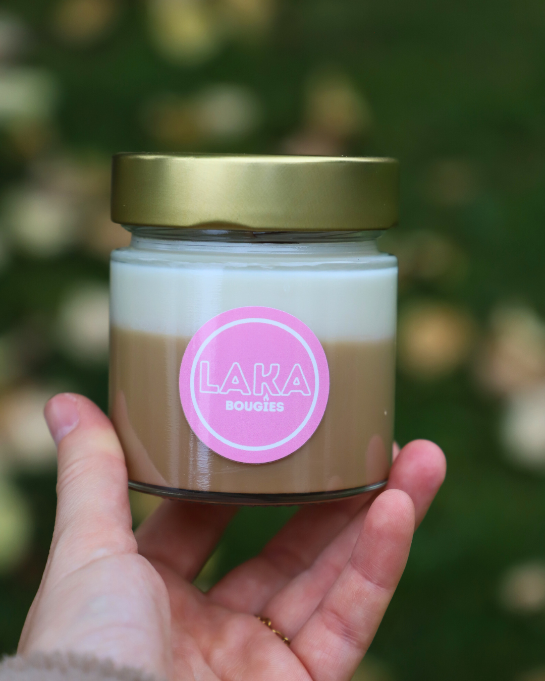 Bougie en pot parfum CAPPUCCINO