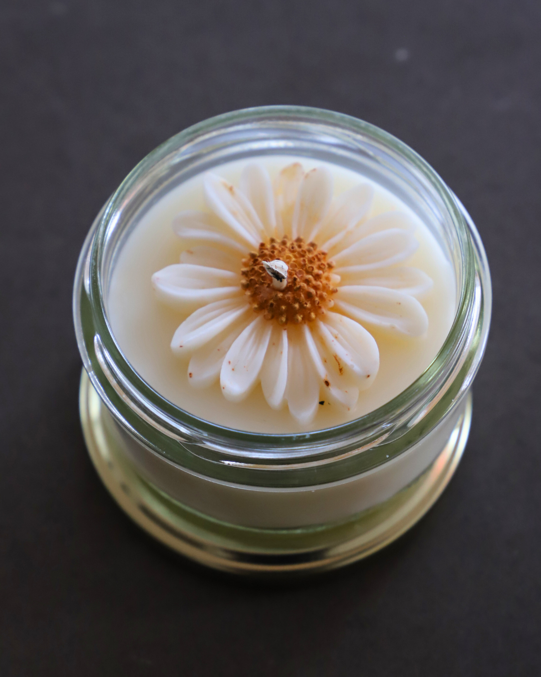 Bougie en pot parfum LE PROPRE et Marguerite - 110g de cire