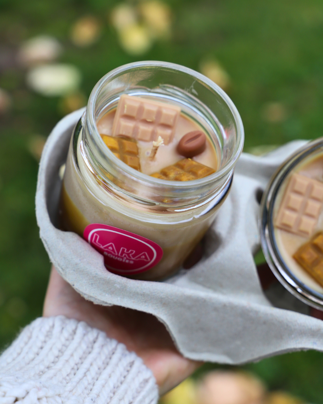 Bougie en pot parfum MOCACCINO