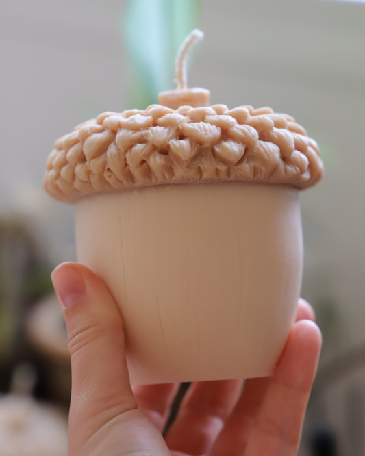 Le gland - bougie en cire de colza