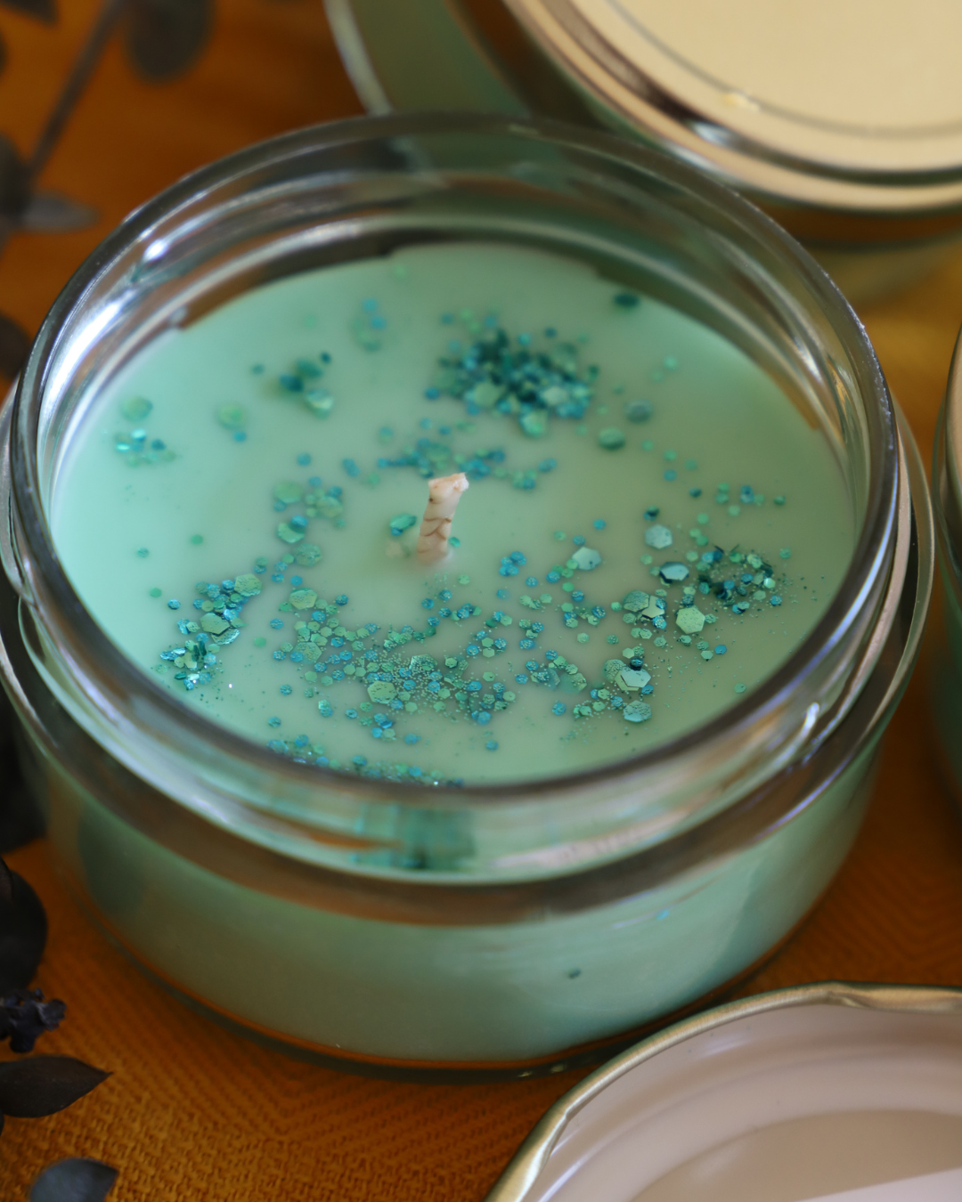 Bougie en pot parfum POIRE  - 110g de cire de colza