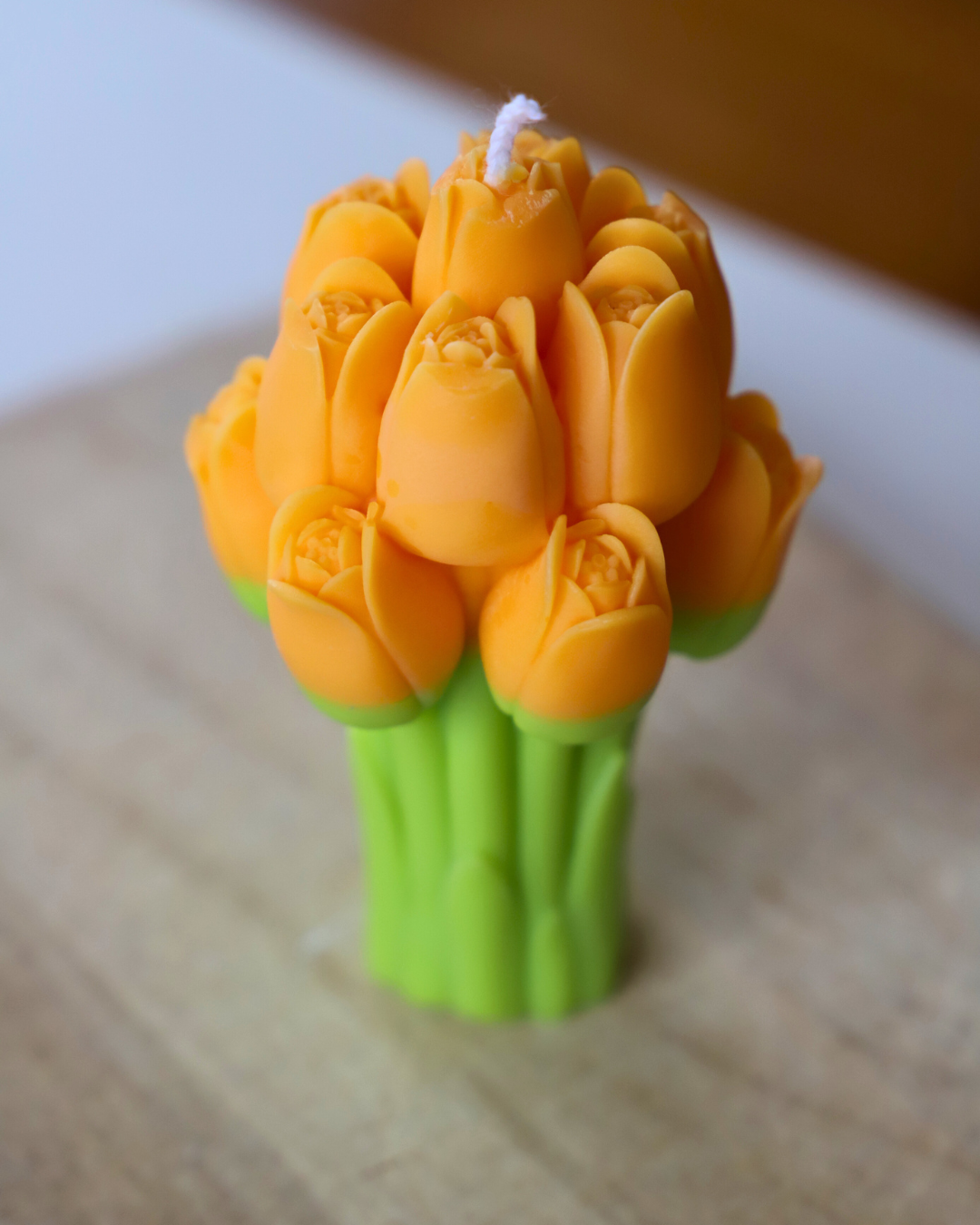 Le bouquet de Tulipes- bougie 100g
