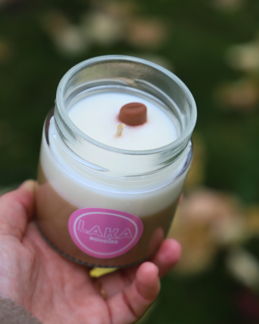 Bougie en pot parfum CAPPUCCINO