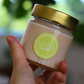 Bougie en pot parfum CITRONNELLE et paillettes