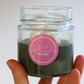 Bougie en pot TÊTE DE MORT 120g - AMBRE TONKA