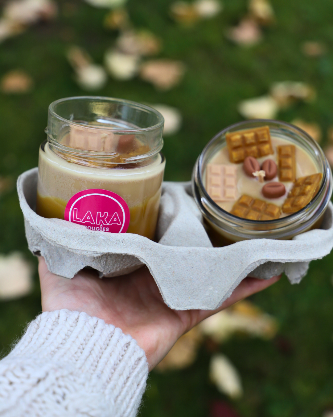 Bougie en pot parfum MOCACCINO