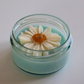 Bougie en pot parfum LINGE FRAIS et Marguerite - 110g de cire