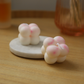 La mini bulle rose et blanche - bougie moulée