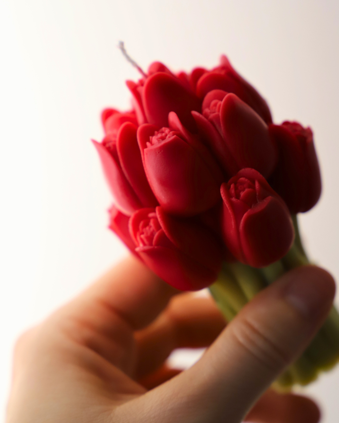 Le bouquet de Tulipes- bougie 100g