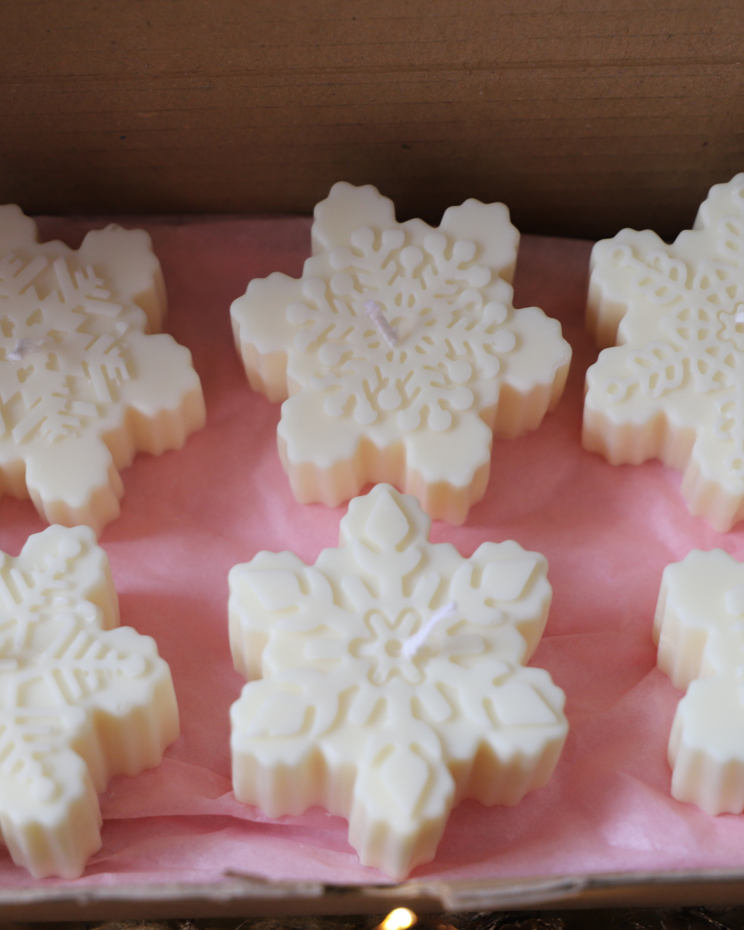 Coffret de 6 Flocons blancs