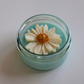 Bougie en pot parfum LINGE FRAIS et Marguerite - 110g de cire