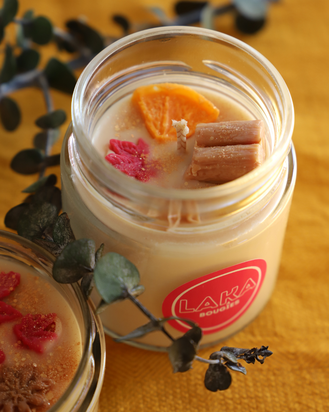 Bougie en pot parfum CINNAMON TEA - cire de colza